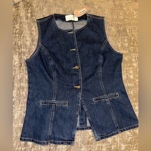 Meshki Denim Vest Top (size XXL/14)